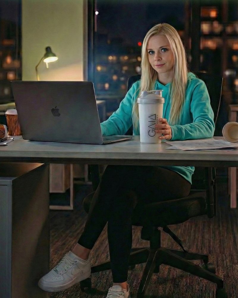 Kate Stunt při práci s AI